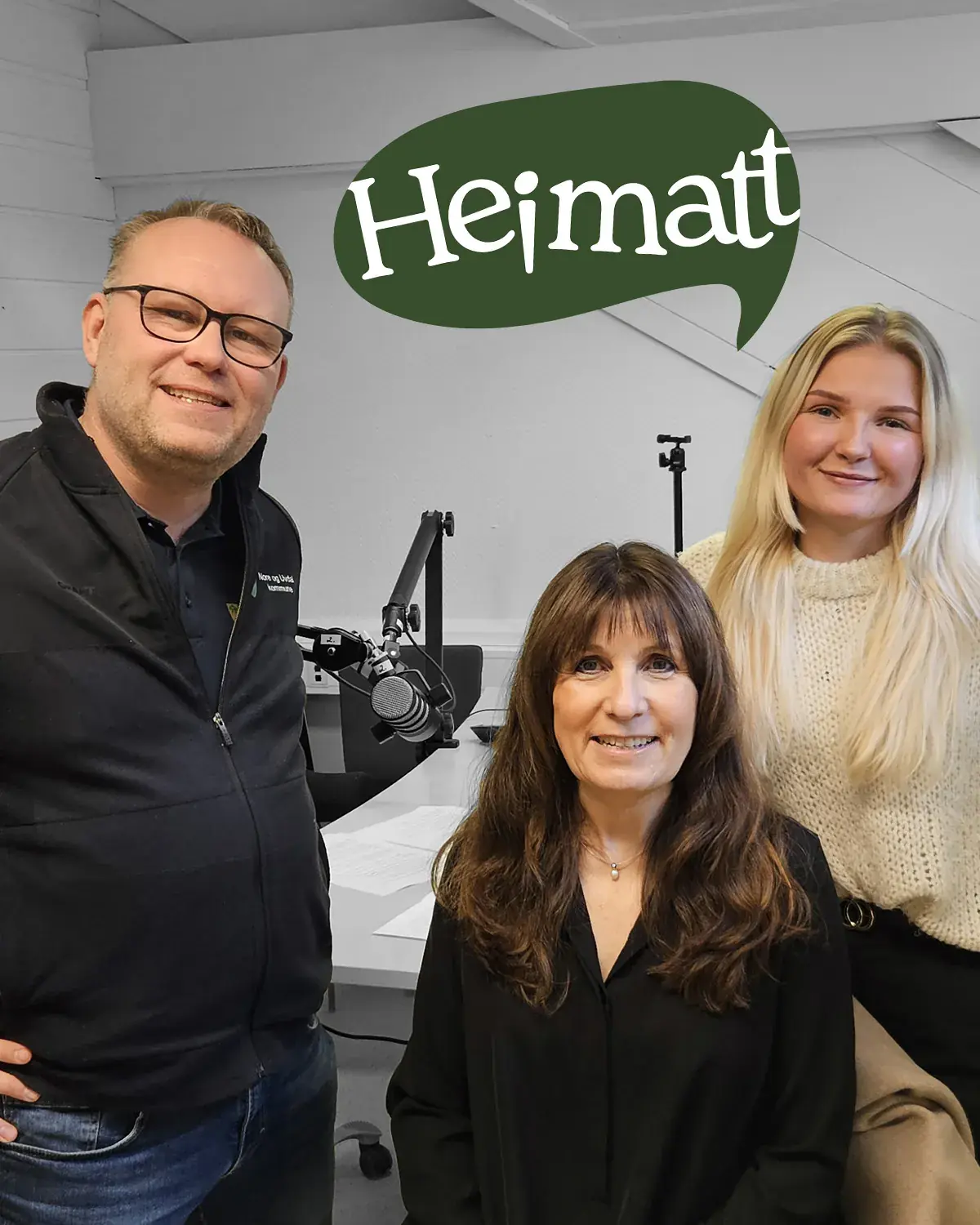 Programlederne i Heimatt-studioet